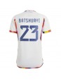 Belgien Michy Batshuayi #23 Replika Borta Kläder VM 2022 Kortärmad